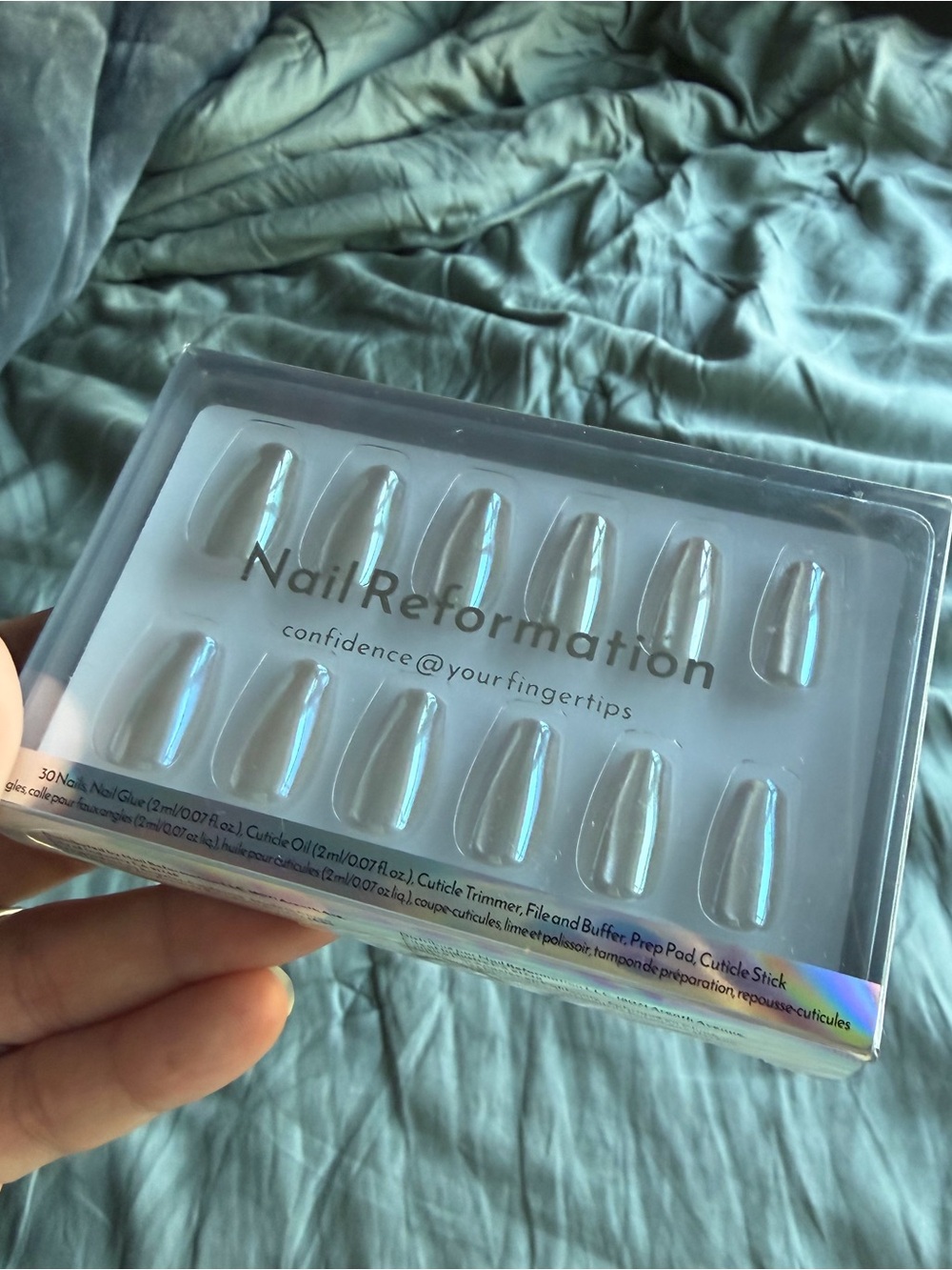 Nail Reformation Pearl Iridescent Press On Nails